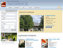 Tablet Screenshot of ingatlanmarkt.hu